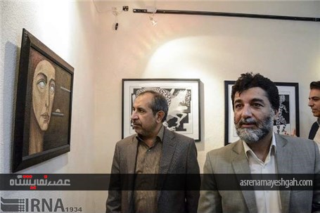 گزارش تصویری افتتاح نمایشگاه آثار نقاشان معاصر در لارستان