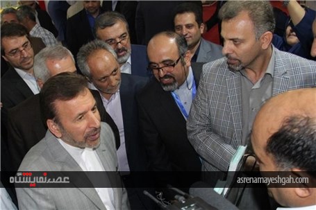 گزارش تصویری بازدید وزیر ارتباطات از غرفه پست بانک ایران در هفدهمین نمایشگاه بین المللی تلکام2016