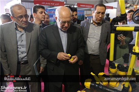 بازدید مهندس نعمت زاده از نمایشگاه لوله و اتصالات و تله کام 2016