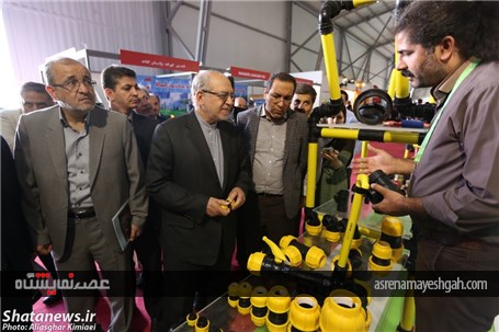 بازدید مهندس نعمت زاده از نمایشگاه لوله و اتصالات و تله کام 2016