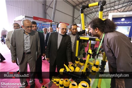 بازدید مهندس نعمت زاده از نمایشگاه لوله و اتصالات و تله کام 2016