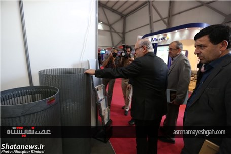 بازدید مهندس نعمت زاده از نمایشگاه لوله و اتصالات و تله کام 2016