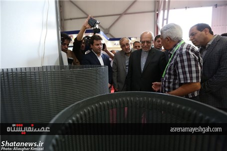 بازدید مهندس نعمت زاده از نمایشگاه لوله و اتصالات و تله کام 2016
