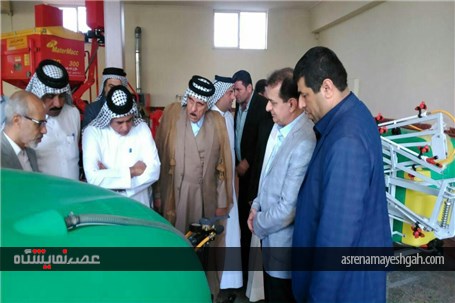 بازدید هیات اتحادیه مرکزی تعاونی های کشاورزی عراق از نمایشگاه تجهیزات کشاورزی استان گلستان