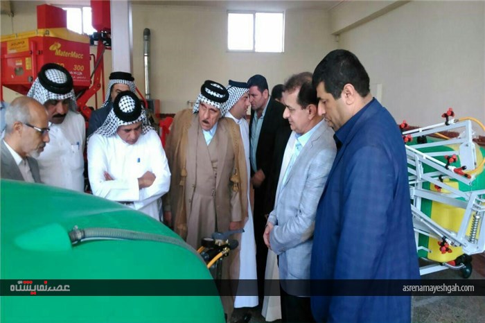 بازدید هیات اتحادیه مرکزی تعاونی های کشاورزی عراق از نمایشگاه تجهیزات کشاورزی استان گلستان