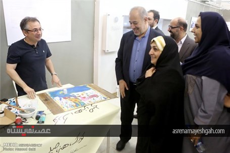 گزارش تصویری آیین افتتاح نمایشگاه &#171;کودک، هنر و صلح&#187;