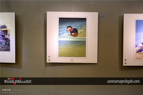 گزارش تصویری آیین افتتاح نمایشگاه &#171;کودک، هنر و صلح&#187;