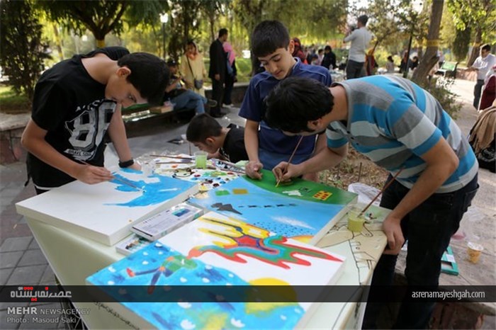 گزارش تصویری آیین افتتاح نمایشگاه &#171;کودک، هنر و صلح&#187;