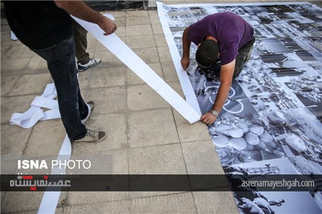 گزارش تصویری آماده‌سازی نمایشگاه دستاوردهای دولت یازدهم