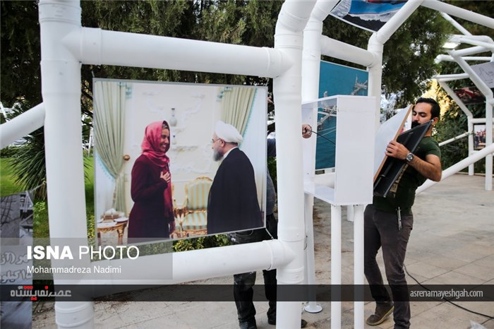 گزارش تصویری آماده‌سازی نمایشگاه دستاوردهای دولت یازدهم