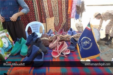گزارش تصویری برگزاری نمایشگاه دستاوردهای اقتصاد مقاومتی بسیج سازندگی شهرستان جوانرود
