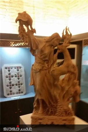 گزارش تصویری از برگزاری نخستین نمایشگاه هنرهای چوبی در اصفهان