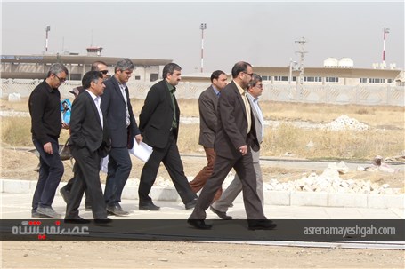 بازدید معاون هماهنگی امور عمرانی و معاون امور اقتصادی و منابع انسانی استاندار همدان از سایت در حال ا