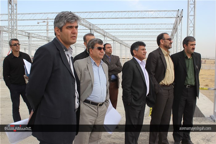 بازدید معاون هماهنگی امور عمرانی و معاون امور اقتصادی و منابع انسانی استاندار همدان از سایت در حال ا