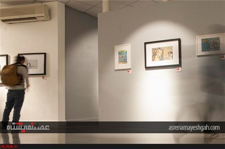 گزارش تصویری نمایشگاه تصویرگران در گالری‌های خانه هنرمندان ایران