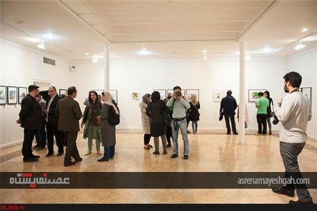 گزارش تصویری نمایشگاه تصویرگران در گالری‌های خانه هنرمندان ایران