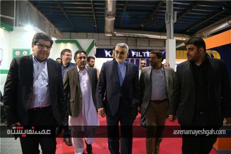 گزارش تصویری بازدید رئیس کمیسیون سیاست خارجی و امنیت ملی مجلس شورای اسلامی از چهاردهمین نمایشگاه بین