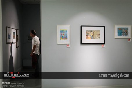 گزارش تصویری نمایشگاه هفته تصویرگری در خانه هنرمندان