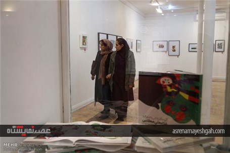 گزارش تصویری نمایشگاه هفته تصویرگری در خانه هنرمندان