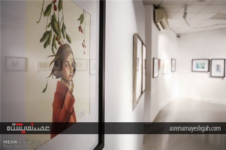 گزارش تصویری نمایشگاه هفته تصویرگری در خانه هنرمندان