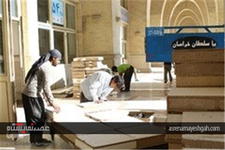 گزارش تصویری آماده سازی بیست و دومین نمایشگاه مطبوعات