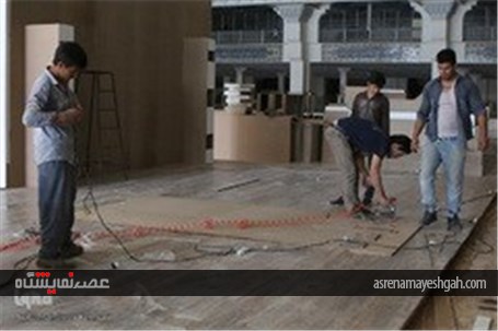 گزارش تصویری آماده سازی بیست و دومین نمایشگاه مطبوعات