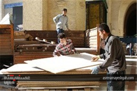 گزارش تصویری آماده سازی بیست و دومین نمایشگاه مطبوعات