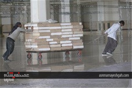 گزارش تصویری آماده سازی بیست و دومین نمایشگاه مطبوعات