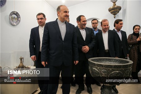 گزارش تصویری افتتاح نمایشگاه موزه صنایع دستی کاخ سعدآباد