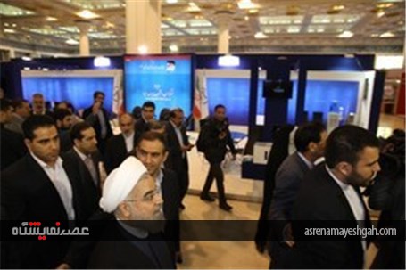 گزارش تصویری بازدید رییس‌جمهور از بیست و دومین نمایشگاه مطبوعات