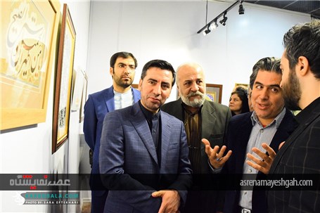 گزارش تصویری از نمایشگاه خوشنویسی و تایپوگرافی &#171;اردات قلم&#187; در برج میلاد با موضوع امام حسین (ع)