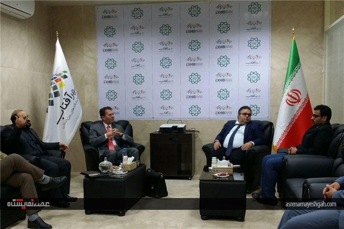گزارش تصویری بازدید لارس اوتو، مدیر عامل شرکت بین المللی ارگاتک آلمان از نمایشگاه بین المللی شهر آفت