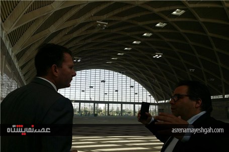 گزارش تصویری بازدید لارس اوتو، مدیر عامل شرکت بین المللی ارگاتک آلمان از نمایشگاه بین المللی شهر آفت