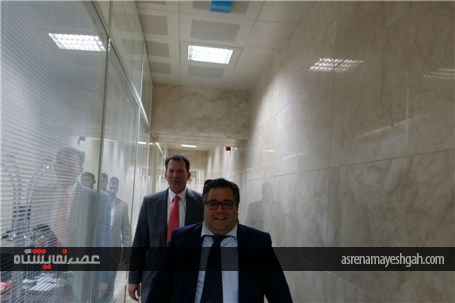گزارش تصویری بازدید لارس اوتو، مدیر عامل شرکت بین المللی ارگاتک آلمان از نمایشگاه بین المللی شهر آفت