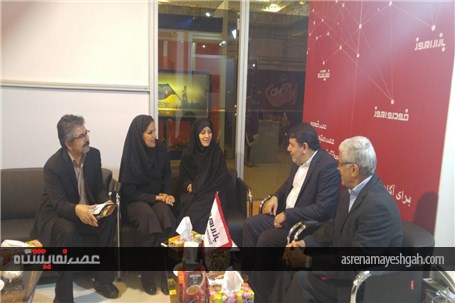 دیدار مدیران ارشد اقتصادی وصنعتی از غرفه پایگاه خبری &#171;عصر نمایشگاه&#187; و ماه نامه نمایشگاه