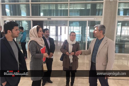 گزاش تصویری بازدید مدیر بازرگانی خارجی نمایشگاه آومای آلمان از نمایشگاه شهر آفتاب