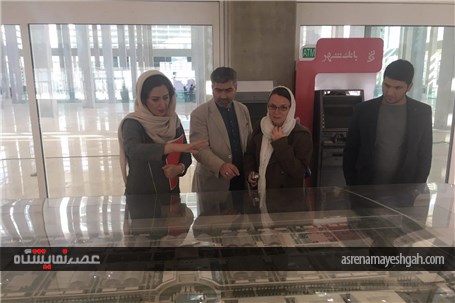 گزاش تصویری بازدید مدیر بازرگانی خارجی نمایشگاه آومای آلمان از نمایشگاه شهر آفتاب