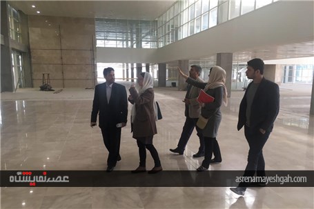 گزاش تصویری بازدید مدیر بازرگانی خارجی نمایشگاه آومای آلمان از نمایشگاه شهر آفتاب
