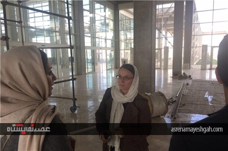 گزاش تصویری بازدید مدیر بازرگانی خارجی نمایشگاه آومای آلمان از نمایشگاه شهر آفتاب