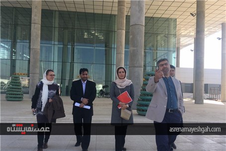 گزاش تصویری بازدید مدیر بازرگانی خارجی نمایشگاه آومای آلمان از نمایشگاه شهر آفتاب