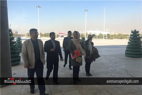 گزاش تصویری بازدید مدیر بازرگانی خارجی نمایشگاه آومای آلمان از نمایشگاه شهر آفتاب