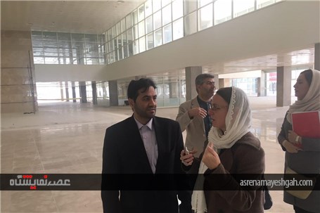 گزاش تصویری بازدید مدیر بازرگانی خارجی نمایشگاه آومای آلمان از نمایشگاه شهر آفتاب