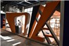 گزارش تصویری از ساخت و ساز غرفه های یازدهمین نمایشگاه بین المللی قطعات، لوازم و مجموعه های خودرو