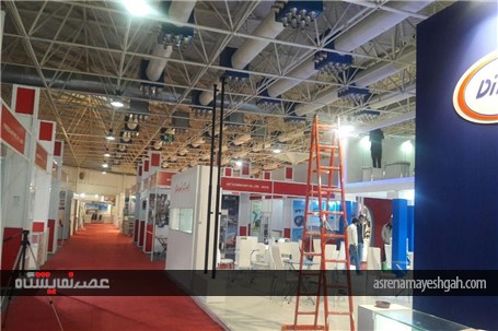 گزارش تصویری 12 ساعت پیش از برگزاری نمایشگاه قطعات خودرو تهران