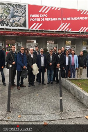 حضورمدیران عامل شرکت نمایشگاه بین المللی ایران در نمایشگاه پاریس