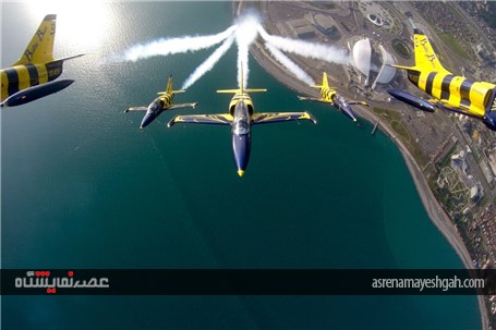 گزارش تصویری مانور هواپیمای تیم بالتیک بیز در نمایشگاه AIRKISH