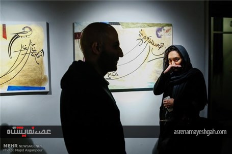 گزارش گزارش تصویری افتتاح نمایشگاه نقش غلط در گالری آ