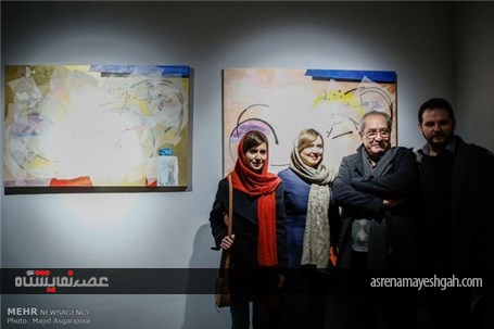 گزارش گزارش تصویری افتتاح نمایشگاه نقش غلط در گالری آ