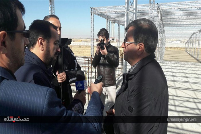گزارش تصویری بازدید نماینده مردم همدان در مجلس شورای اسلامی از سایت جدید الاحداث شرکت نمایشگاه های ب