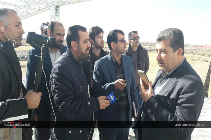گزارش تصویری بازدید نماینده مردم همدان در مجلس شورای اسلامی از سایت جدید الاحداث شرکت نمایشگاه های ب